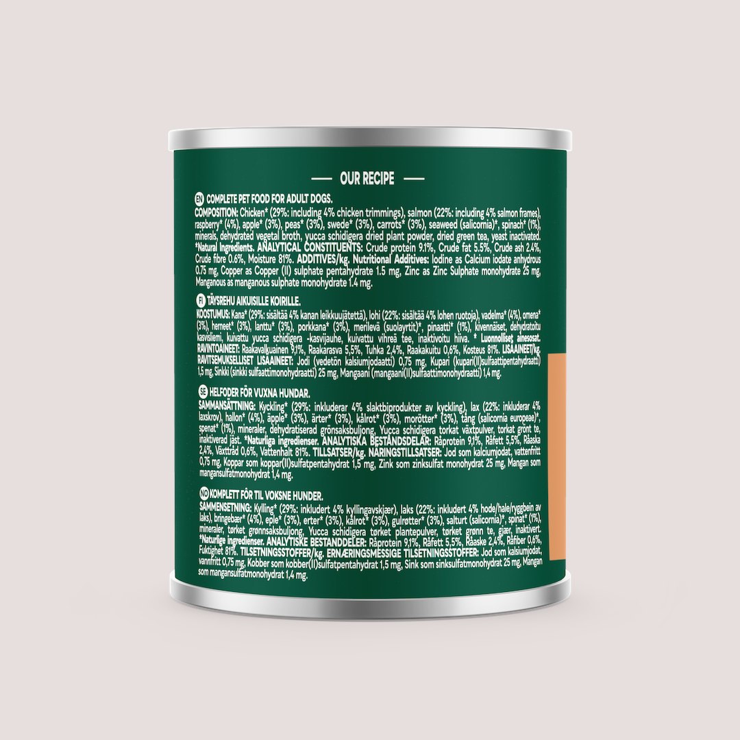 Natures Menu Salmon & Chicken With Superfood 600g