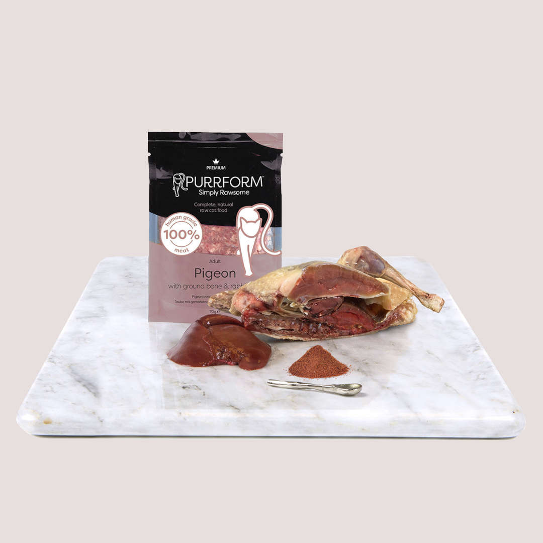 Purrform Pigeon Ground Bone & Rabbit Liver