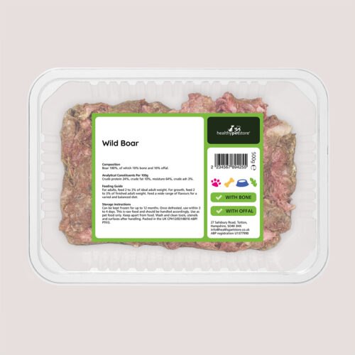 Raw Minced Boar, Duck & Lamb Tripe 500g