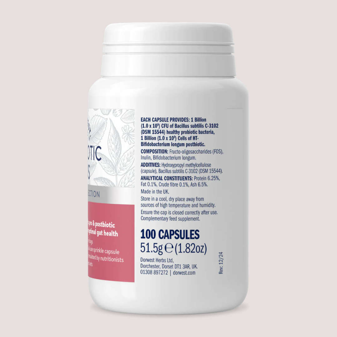 Dorwest Probiotic Plus For Dogs 100 Tablets