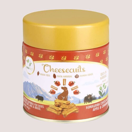 Pawfect Cheesecuits Cheese Dog Biscuits With Apple & Cinnamon 100g