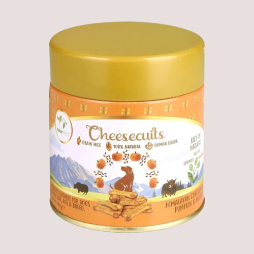 Pawfect Cheesecuits Cheese Dog Biscuits With Pumpkin & Flaxseed 100g