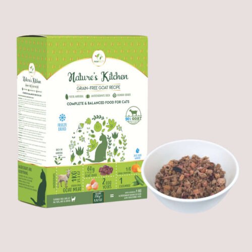 Pawfect Nature's Kitchen Freeze Dried Goat Cat Food 250g