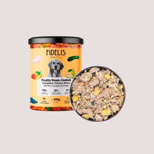 Fidelis Chicken with Rice Courgette & Mango 400g