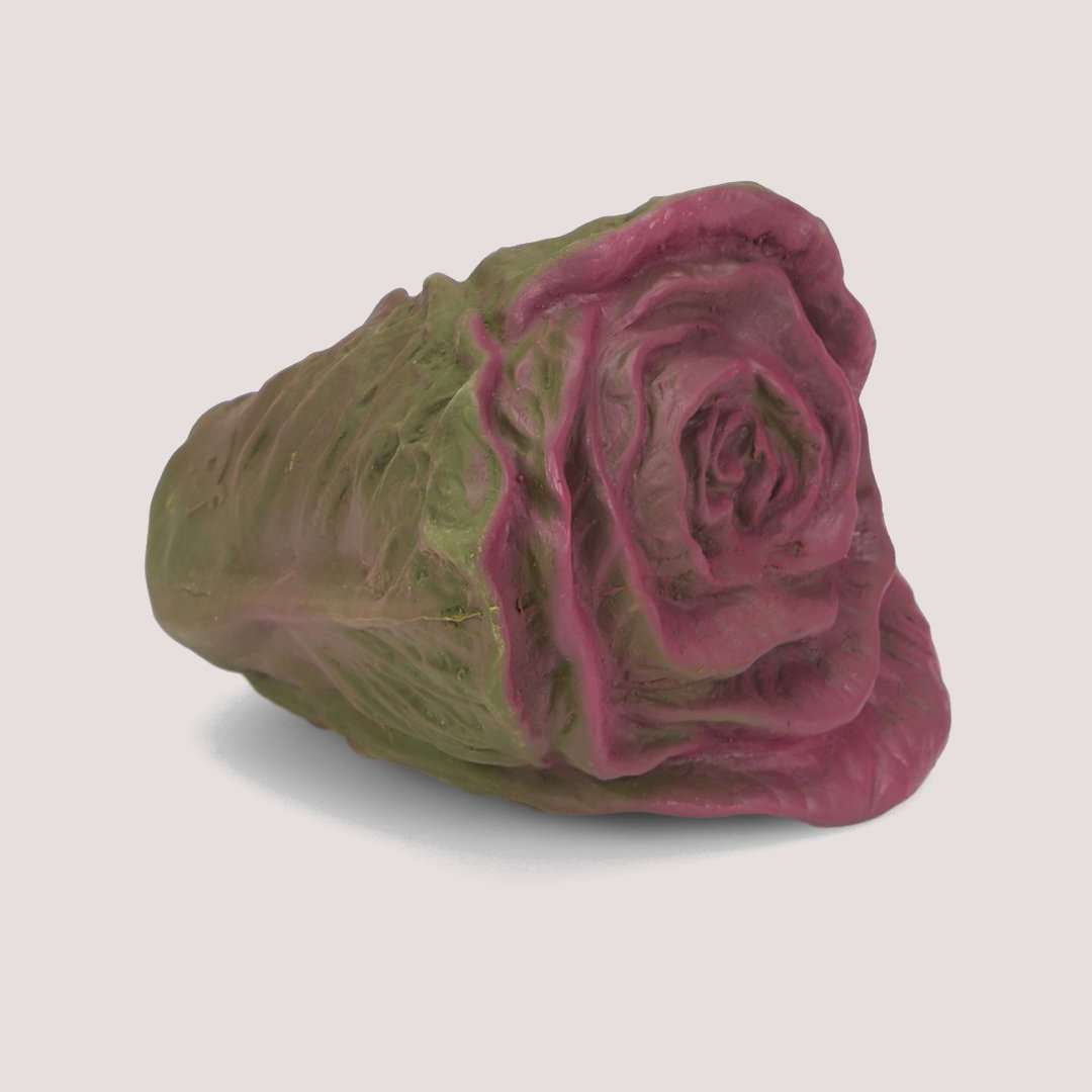 PetFace Red Lettuce Latex Dog Toy