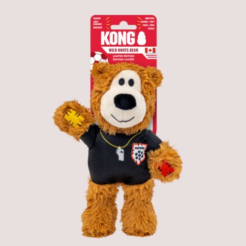 KONG Wild Knots Soccer Bear Referee