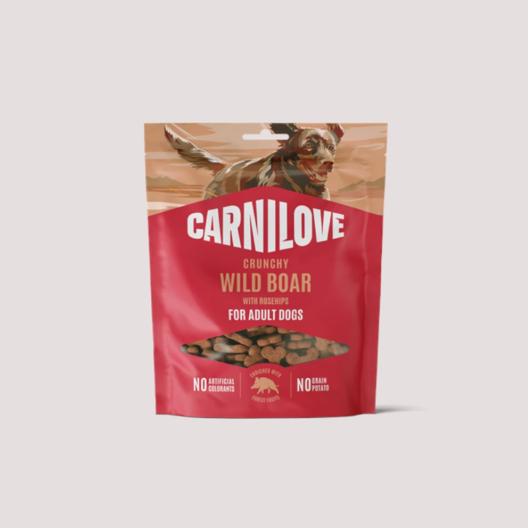 Carnilove Crunchy Wild Boar with Rosehips Dog Treats 200g