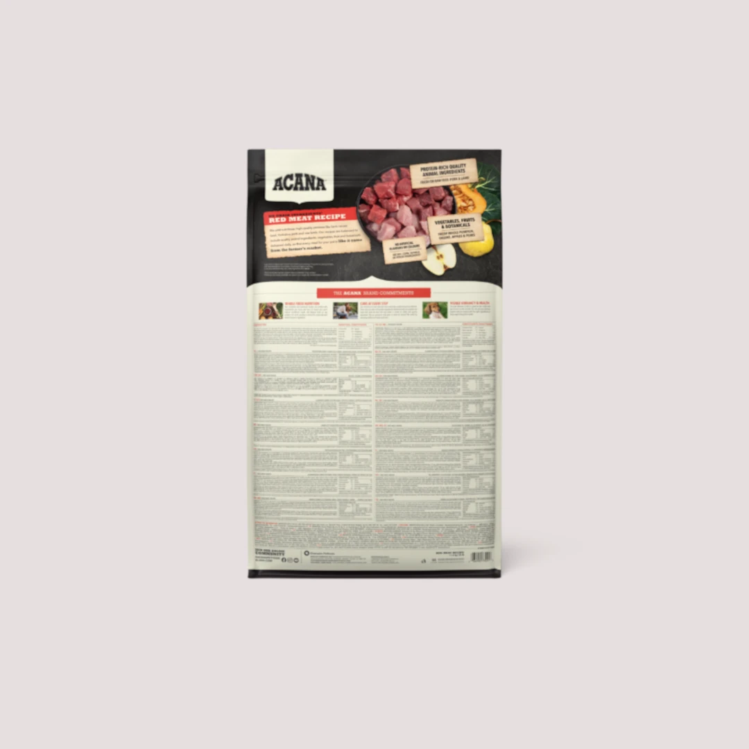 Acana Red Meat Dry Dog Food 2kg (New)