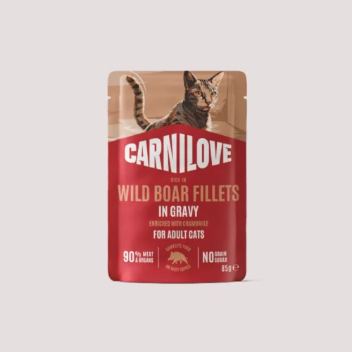 Carnilove Wild Boar & Chamomile Wet Cat Food 85g