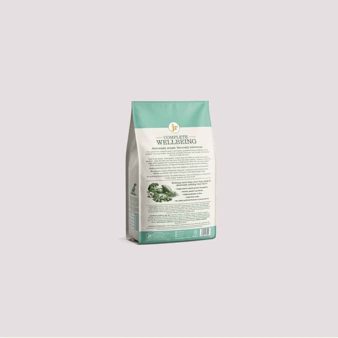 JR Wellbeing Atlantic Salmon Dry Dog Food 2kg