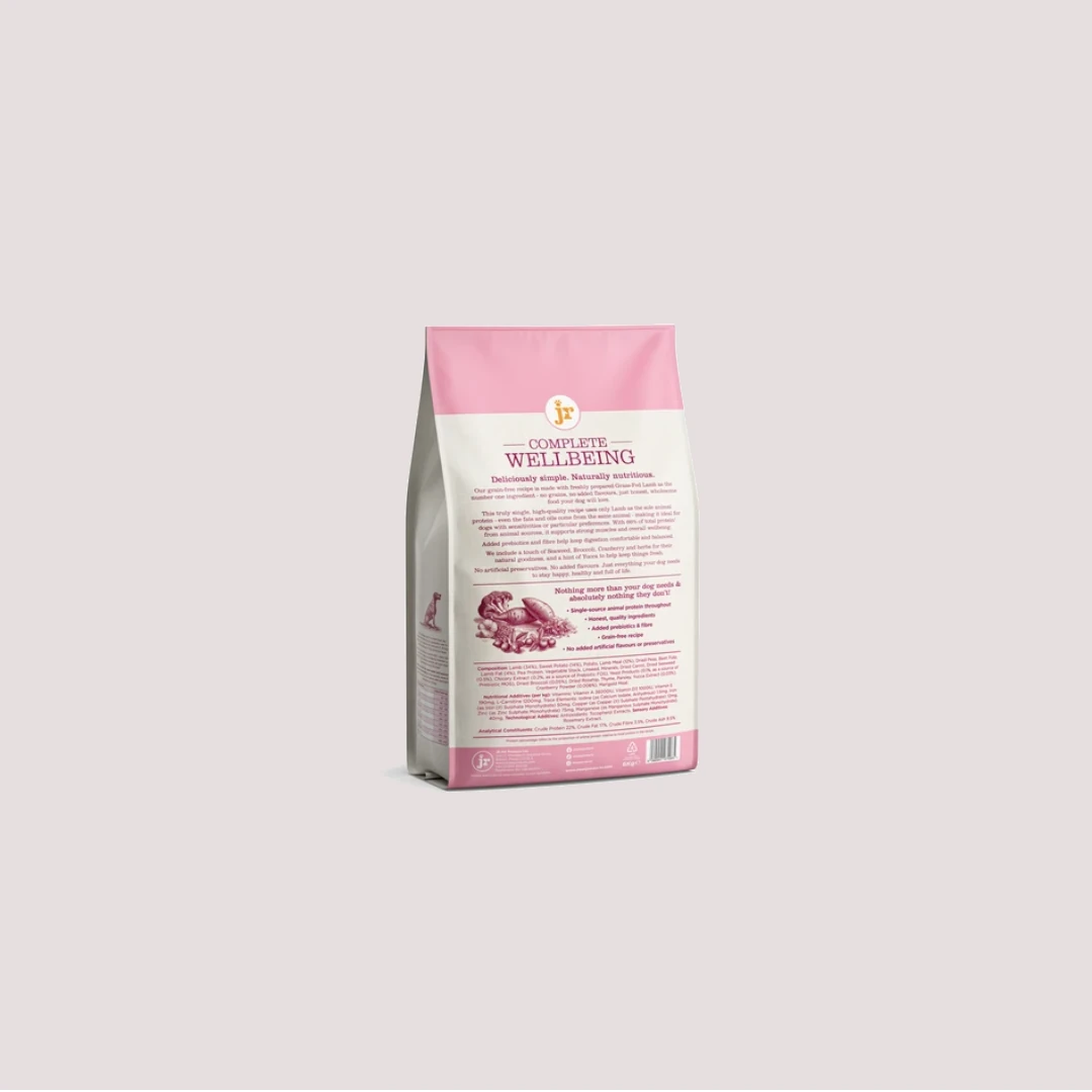 JR Wellbeing Lamb Dry Dog Food 2kg