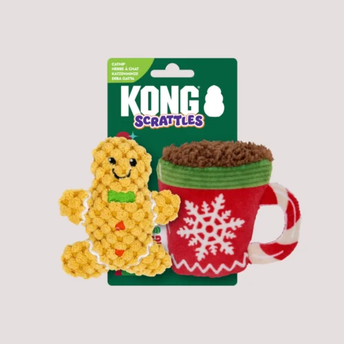 KONG Scrattles Gingerbread 2pk