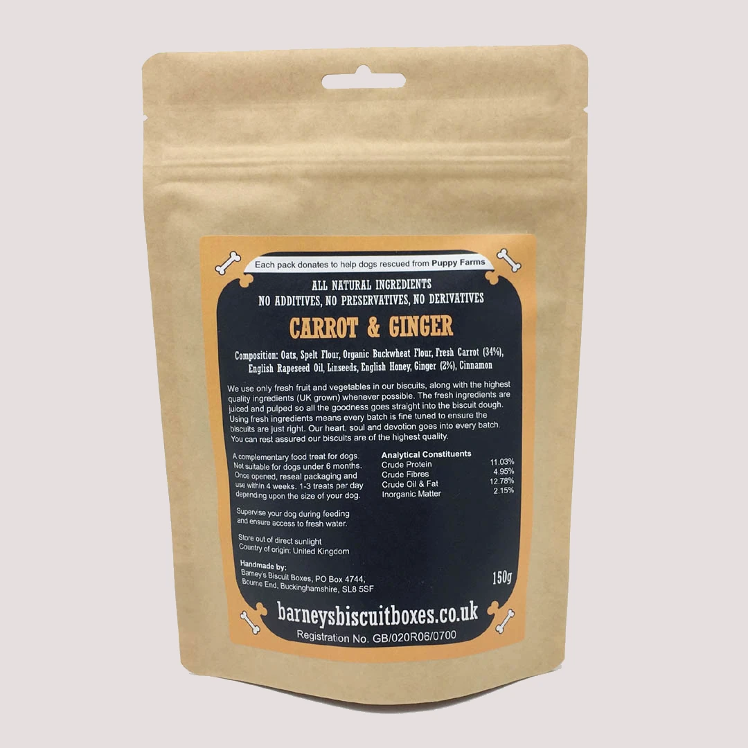 Barney's Biscuits Carrot & Ginger Large