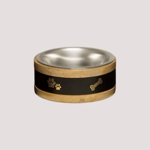 Bella Bowls Wooden Ring with Metal Bowl