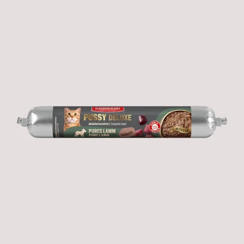 Fleischeslust Pussy Deluxe Pure Chicken Sausage Wet Cat Food 100g