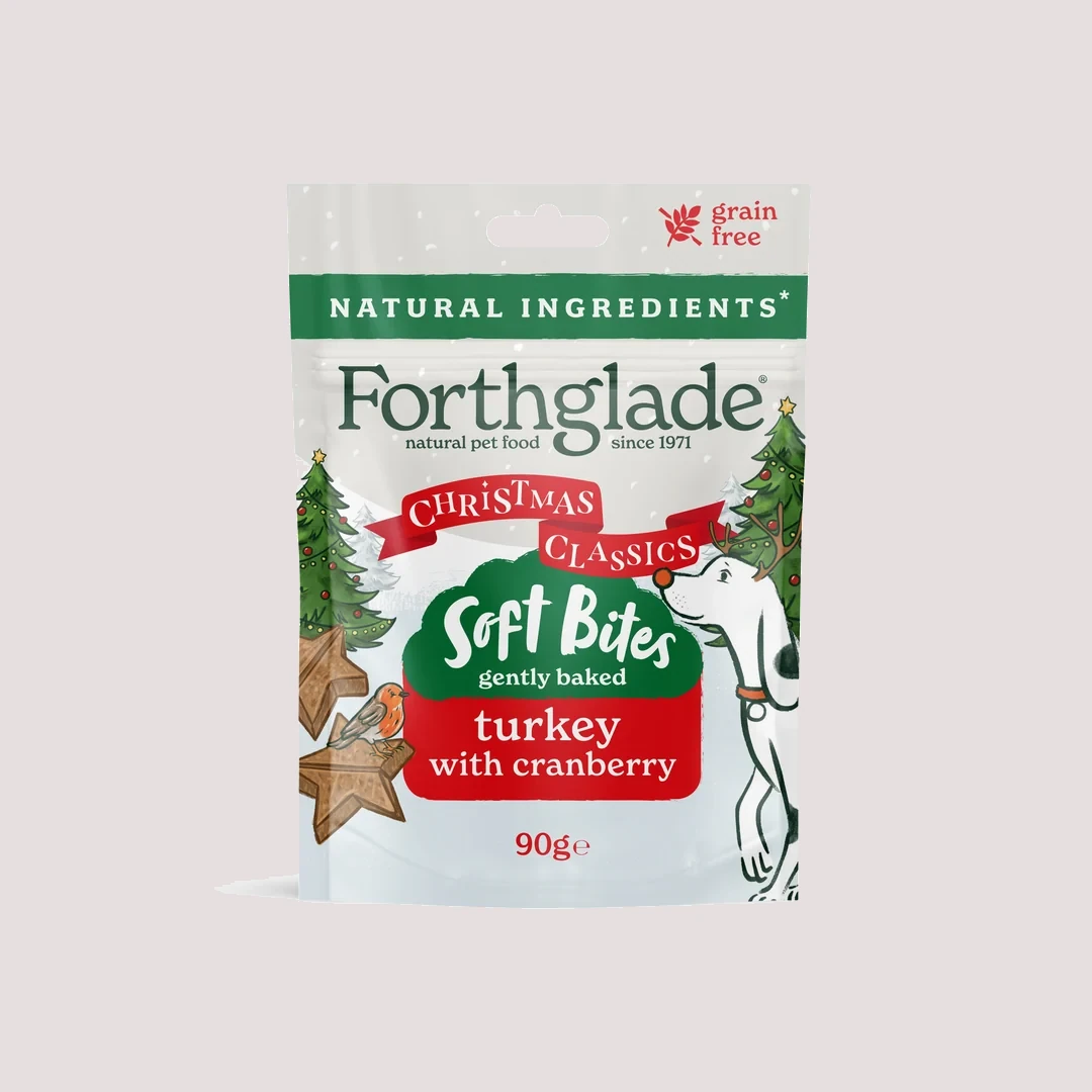 Forthglade Turkey Cranberry Christmas Soft Bites 90g