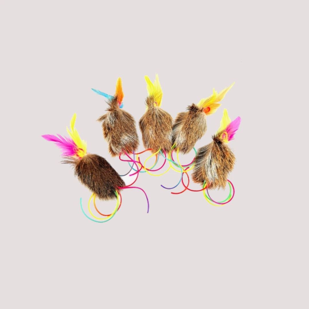 Purr In Our Hearts Rainbow Deery Clip On